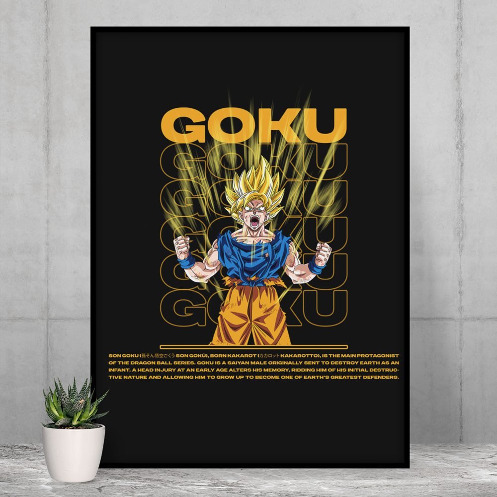 Dragon Ball Z Goku Anime Poster – My Hot Posters