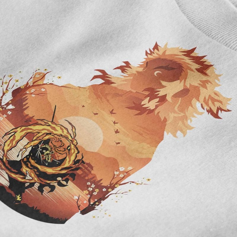 Kyojuro Rengoku Cool Design Demon Slayer Anime T-Shirts