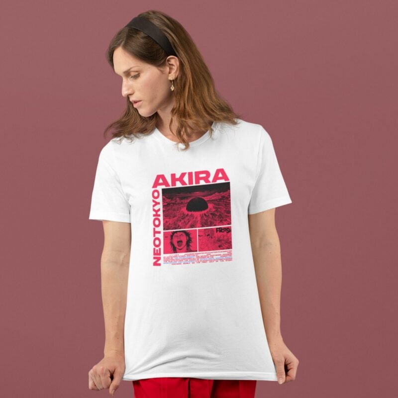 Akira Kaneda Vintage female Akira Anime T-Shirts