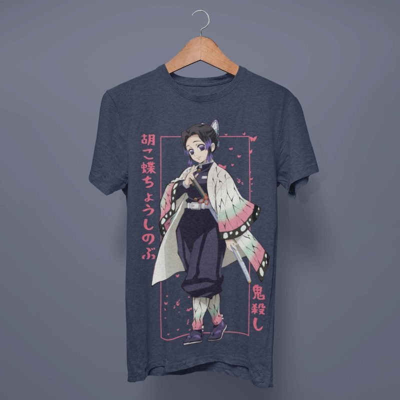 Shinobu Kocho navy Demon Slayer Anime T-Shirts
