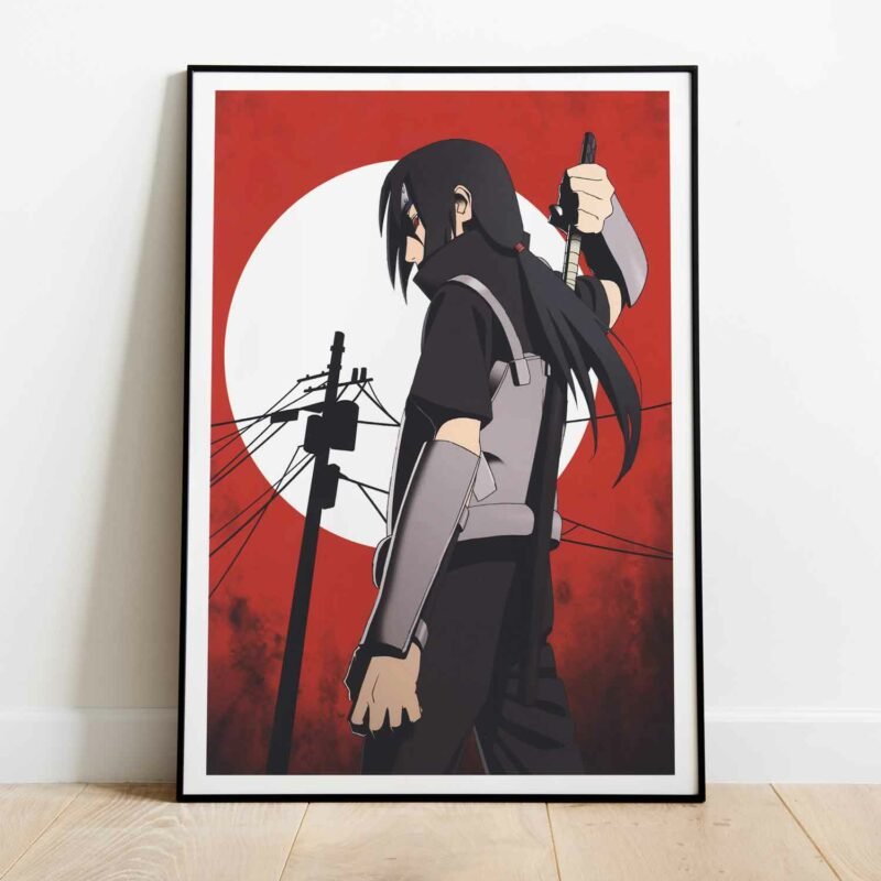 Legend of Itachi Uchiha Naruto Anime Poster
