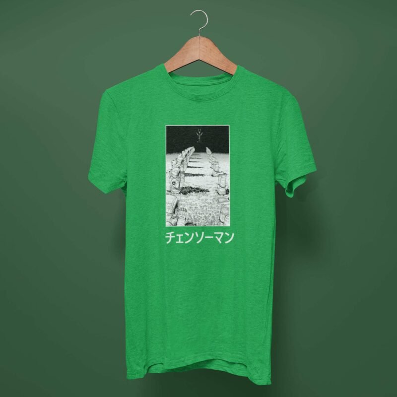 Darkness Devil Chainsaw Man Anime Irish green T-Shirt