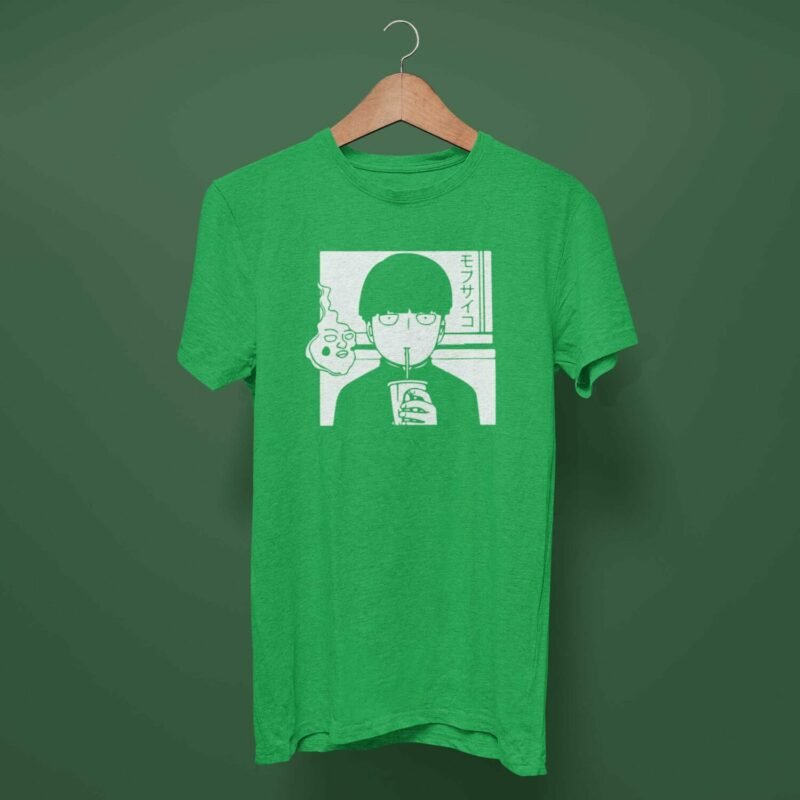 Mob Psycho 100 Anime Irish green T-Shirt