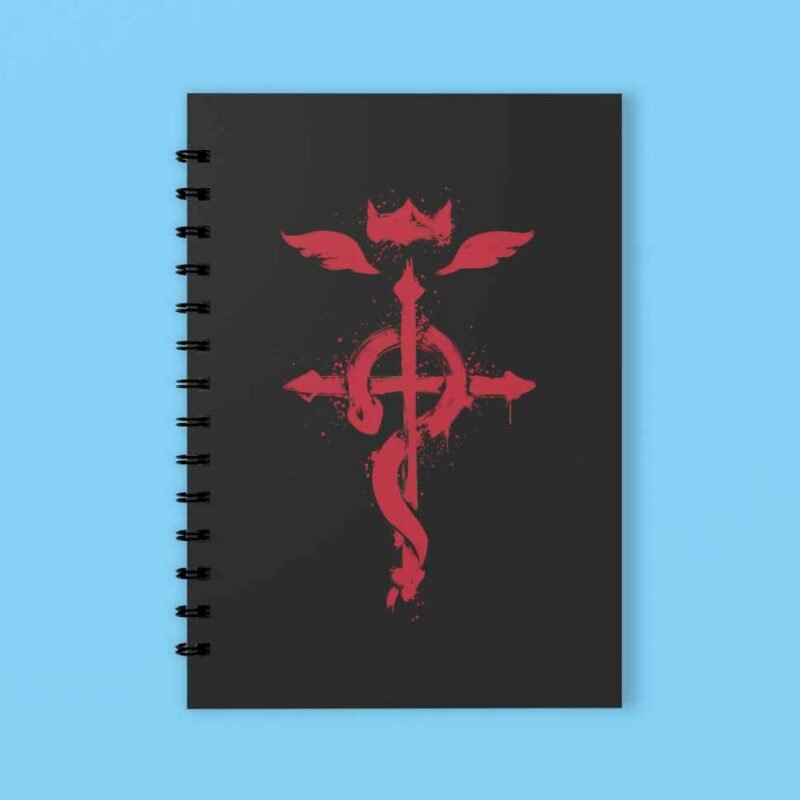 Snakes of Alchemy Fullmetal Alchemist Closeup Spiral Notebook