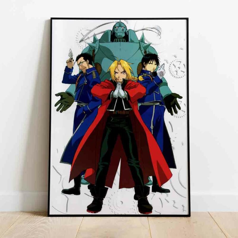 Team Fullmetal Alchemist Anime Poster