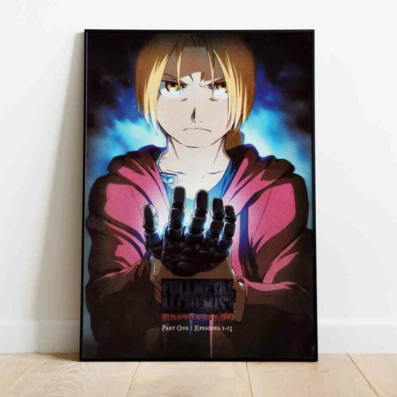 Edward Elric Fullmetal Alchemist Anime Poster