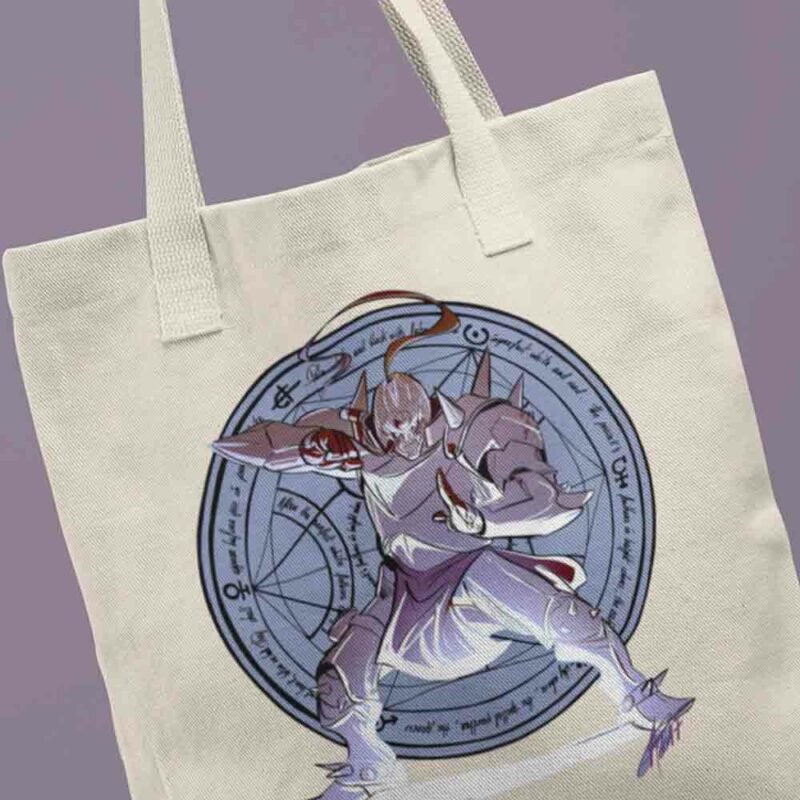 Alphonse Fullmetal Alchemist Anime closeup Tote Bag