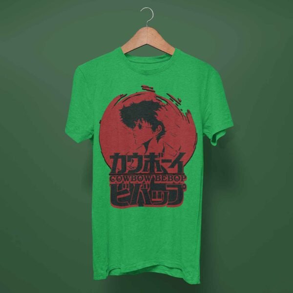 Spike Cowboy Cowboy Bebop Anime Irish green T-Shirt
