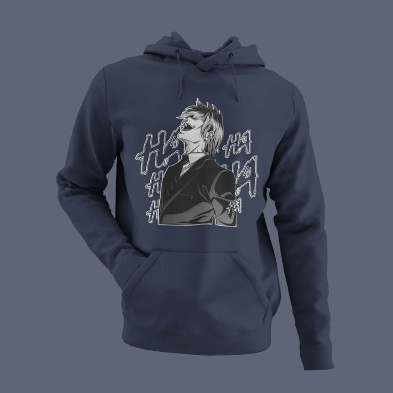 Light Yagami Death Note Anime navy Hoodie
