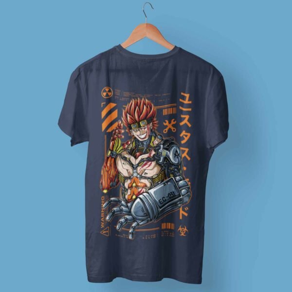 Eustass Kid One Piece Anime Navy Shirt
