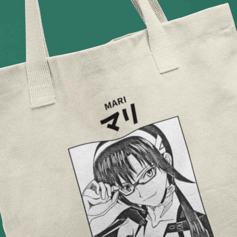 Mari Neon Genesis Evangelion Anime Tote Bag