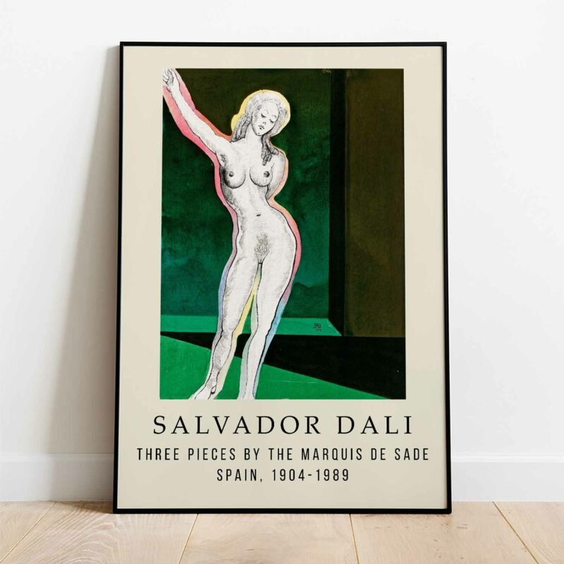 Three pieces by the Marquis de Sade Exhibition Poster