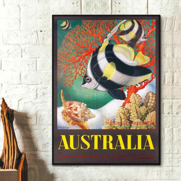Australia The Great Barrier Reef by Eileen Rosemary Mayo Poster