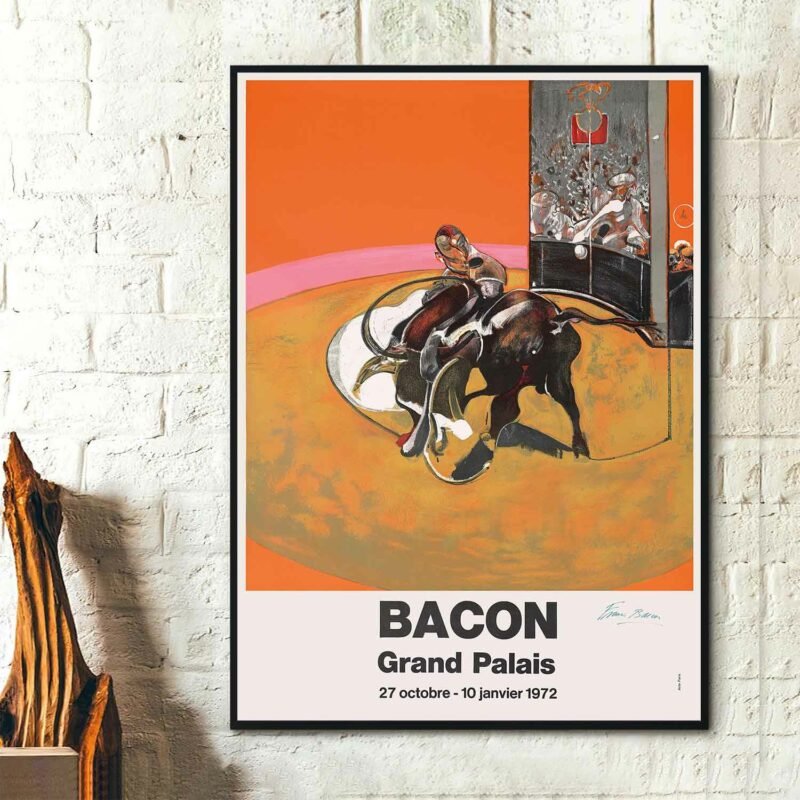 Bacon, Grand Palais, Paris 1972 Exhibition Poster