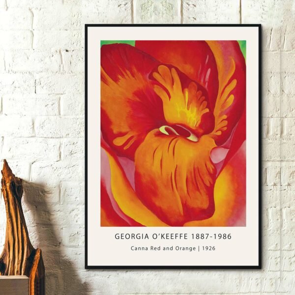 Canna Red and Orange 1926 Poster