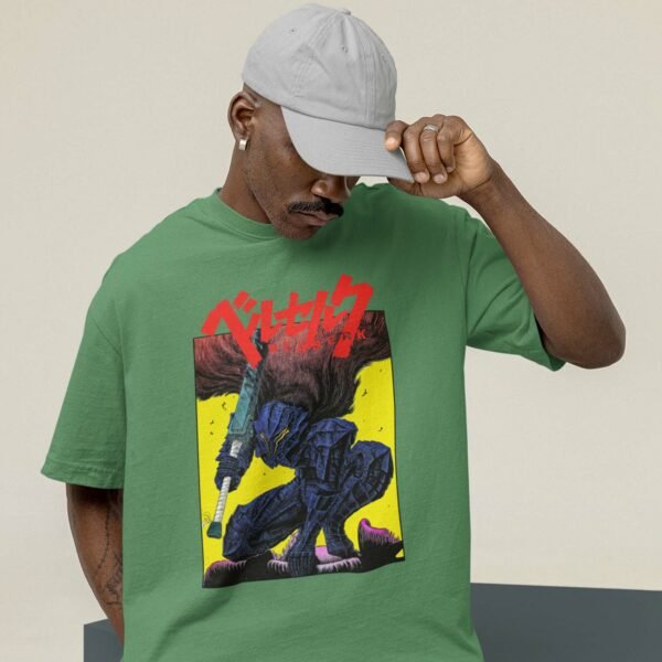Cool Berserk Guts Dragon Slayer Graphic Irish Green T-Shirt