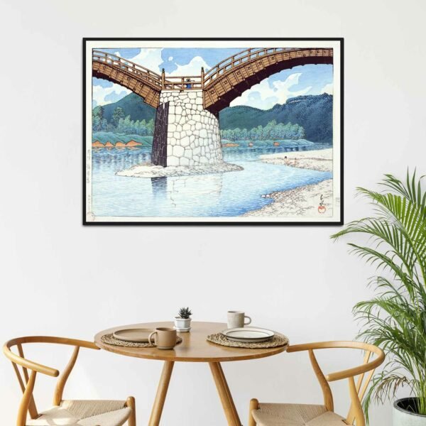 Kintai Bridge in Suo Province 1924 Painting