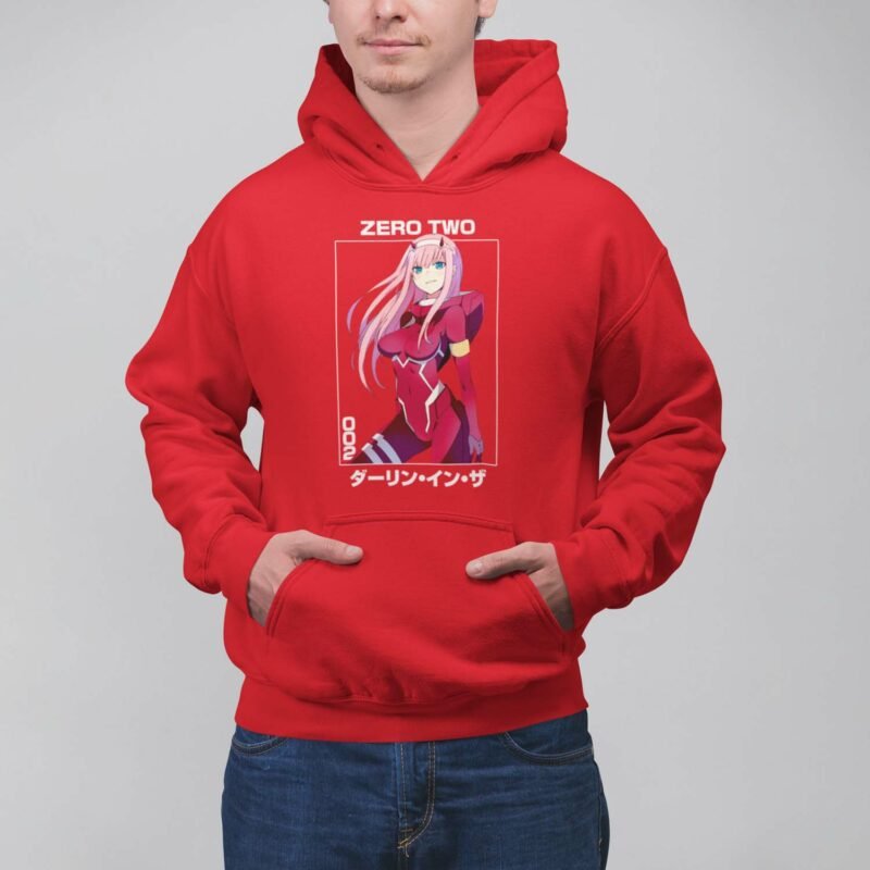 Zero Two Darling in the Franxx Red Hoodie