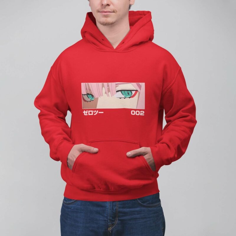 Darling in The Franxx 002 Anime Red Pullover