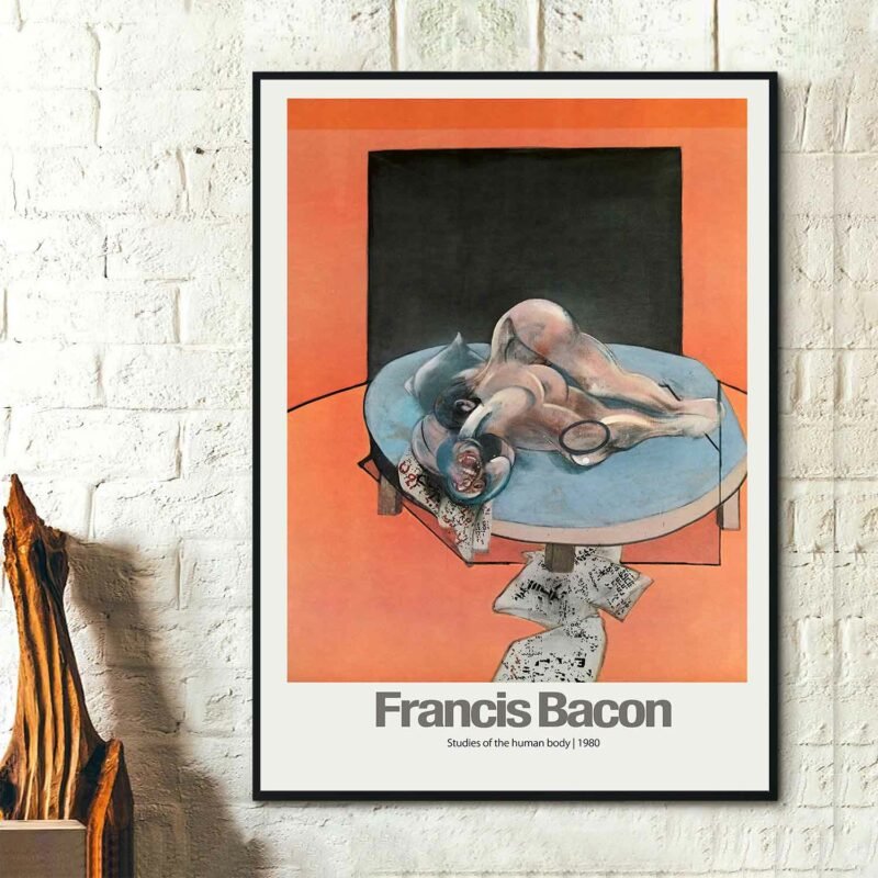 Studies of the human body 1980 Poster