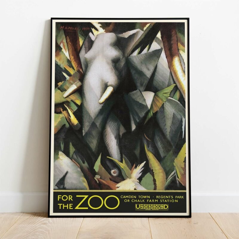 For The Zoo Maurice a Miles Vintage Poster