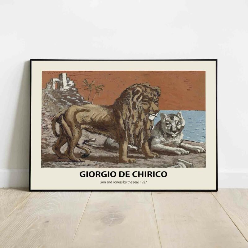Lion and lioness by the sea 1927 Poster