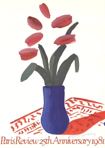 David Hockney Paris Review 25th Anniversary 1981 Art Print
