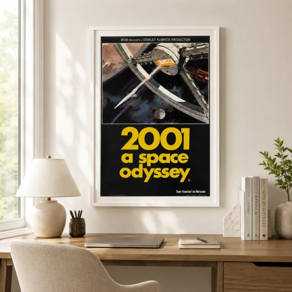 2001 A Space Odyssey Space Station V Stanley Kubrick Movie Poster