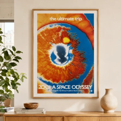 2001 A Space Odyssey Vintage – Collector Artwork decorative movie poster for curated interiors by MerchFuse