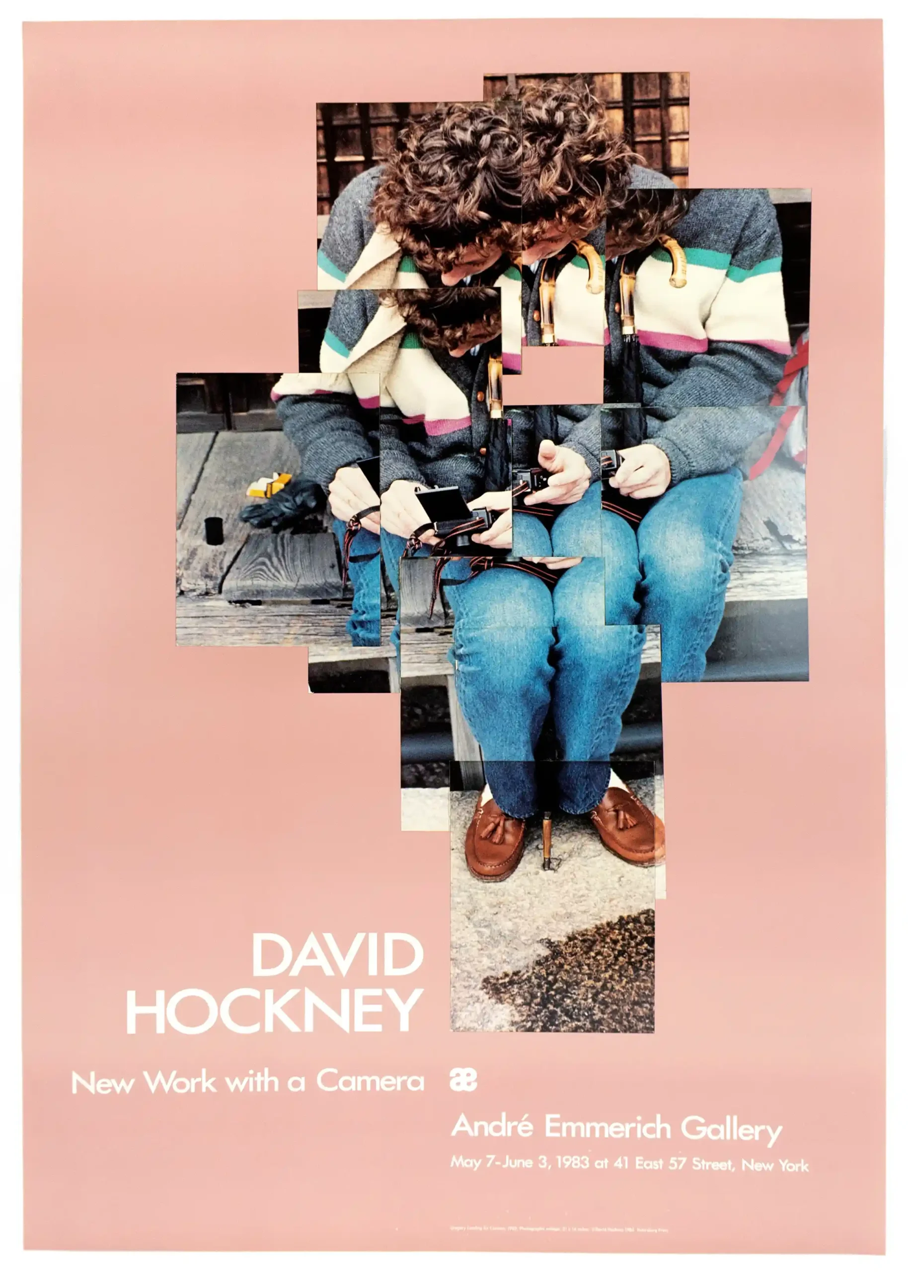 David Hockney Exhibition Poster (1983) - 'New Work with a Camera' Joiner Print