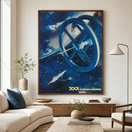 MerchFuse 2001 A Space Odyssey Minimalist – Sci-Fi movie poster with sci-fi character