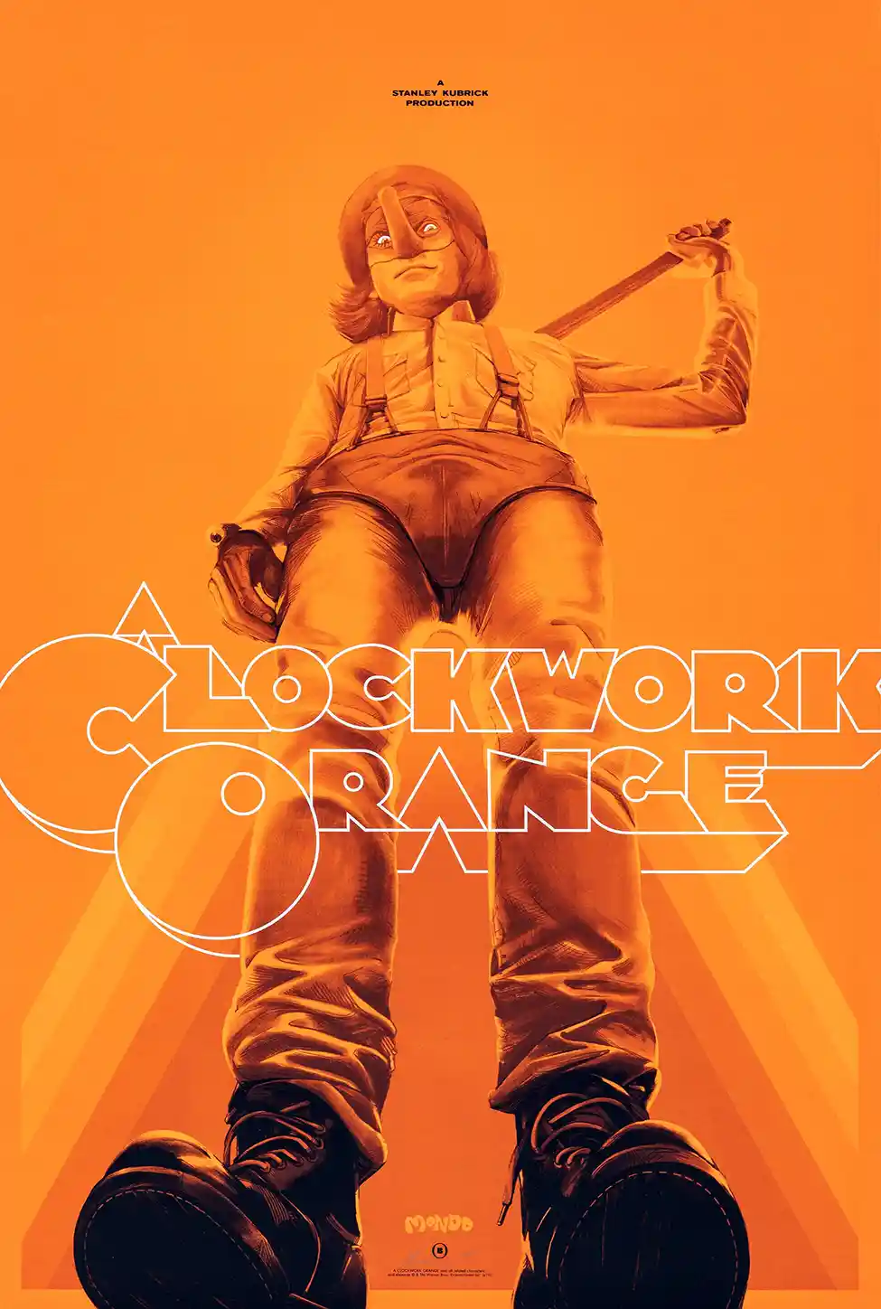 A Clockwork Orange Mondo Poster by Oliver Barrett | Alex DeLarge Art Print