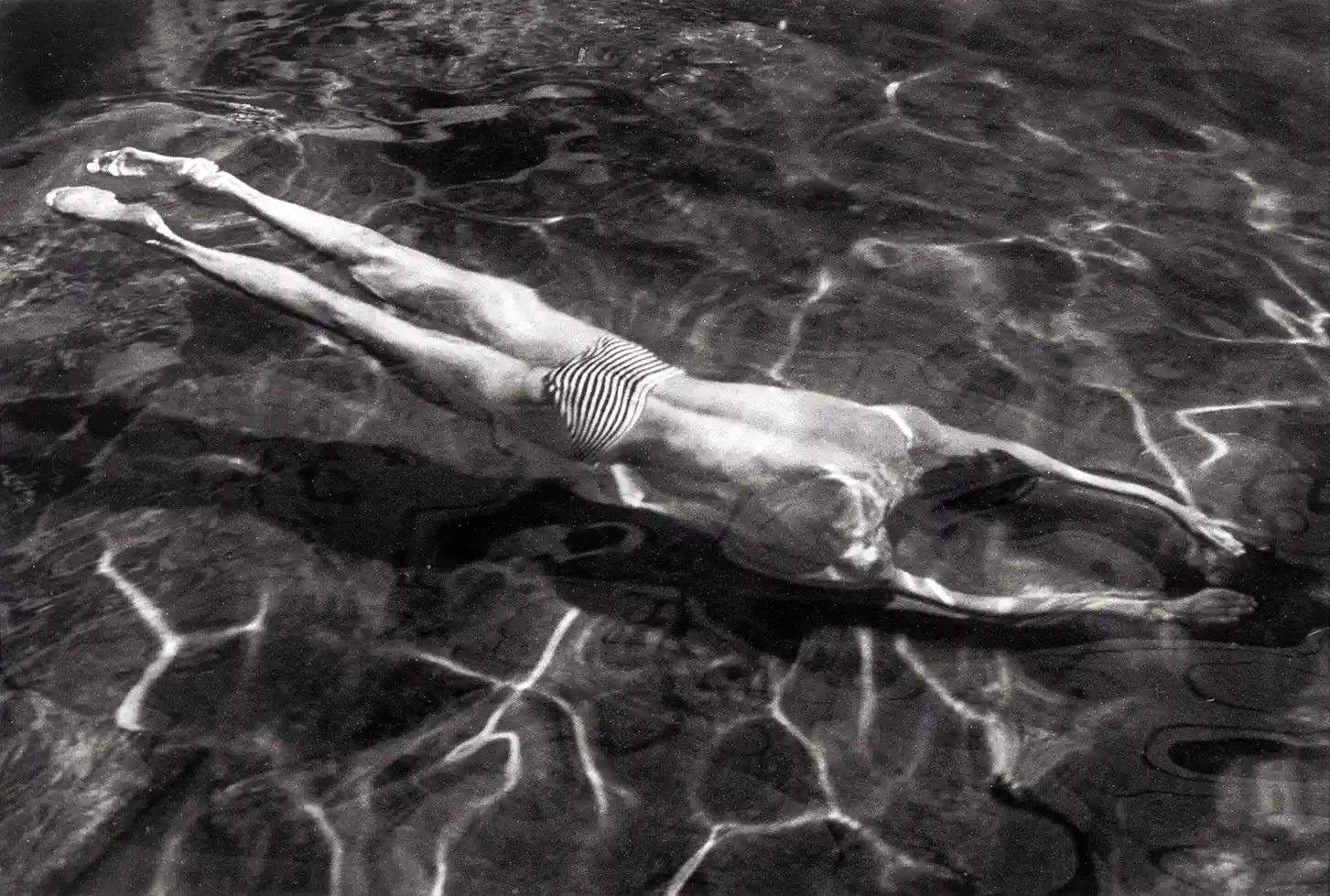 André Kertész Swimmer | Art Photography Poster | Classic Black & White Print