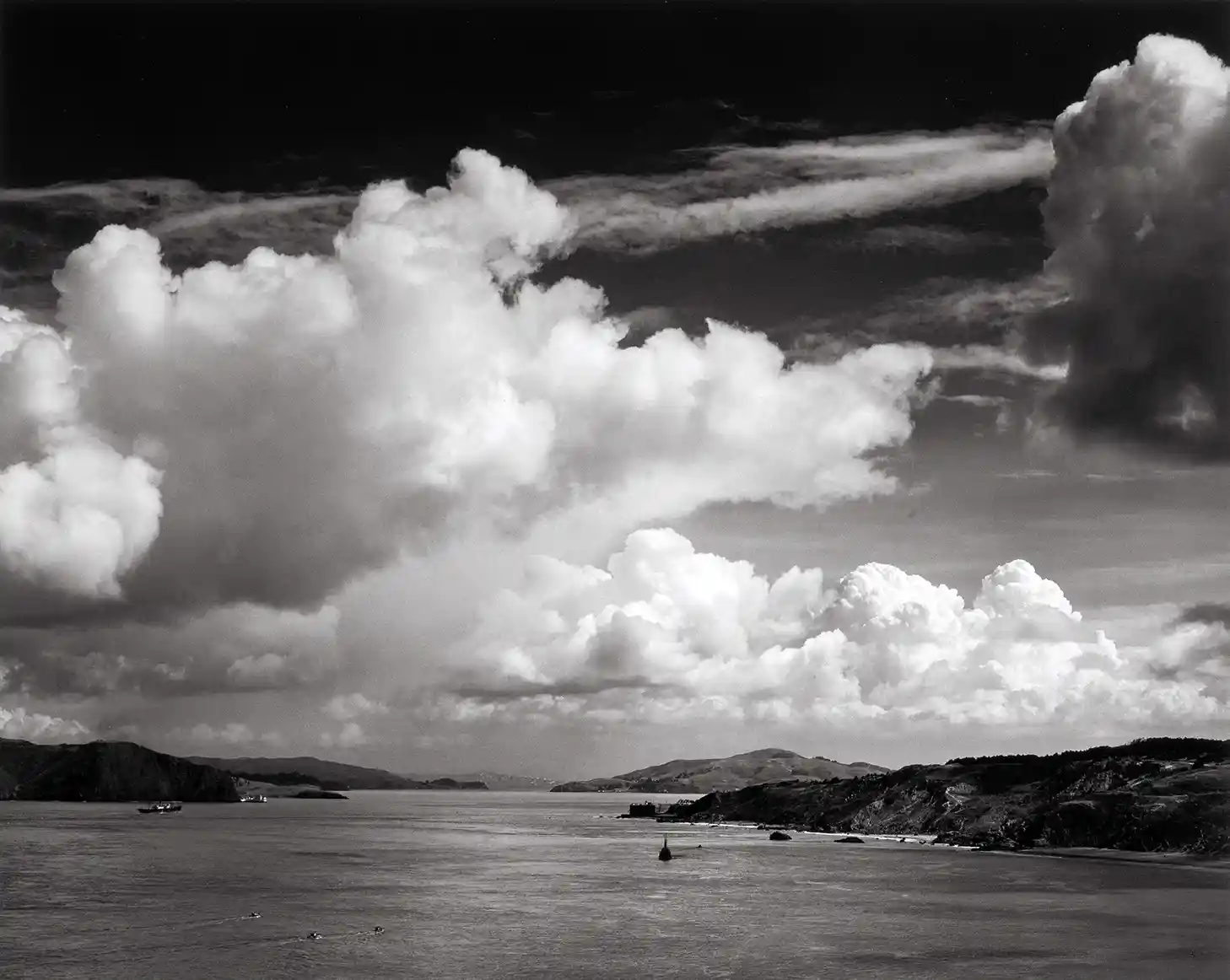 Ansel Adams | Art Photography Poster | Dramatic Black & White Clouds