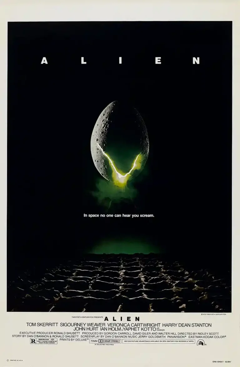 Alien Movie Poster - 1979 Original Theatrical Poster (Version 1)
