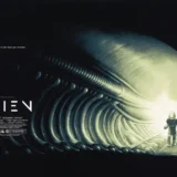 Alien Xenomorph Phantom City Creative Sci-Fi Movie Poster