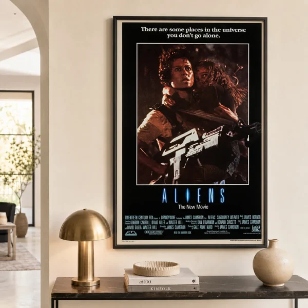 Aliens 1986 Original Theatrical Sigourney Weaver Movie Poster