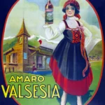 Amaro Valsesia Vintage Poster (1920s Italian Alpine Liqueur Advertisement) - Retro Bar Art Print 1 Amaro Valsesia