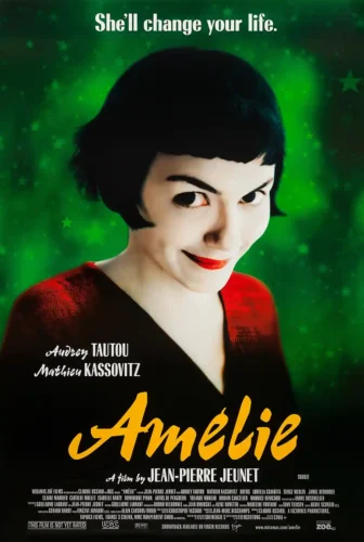 Amélie 2001 French Romantic Comedy Audrey Tautou Movie Poster