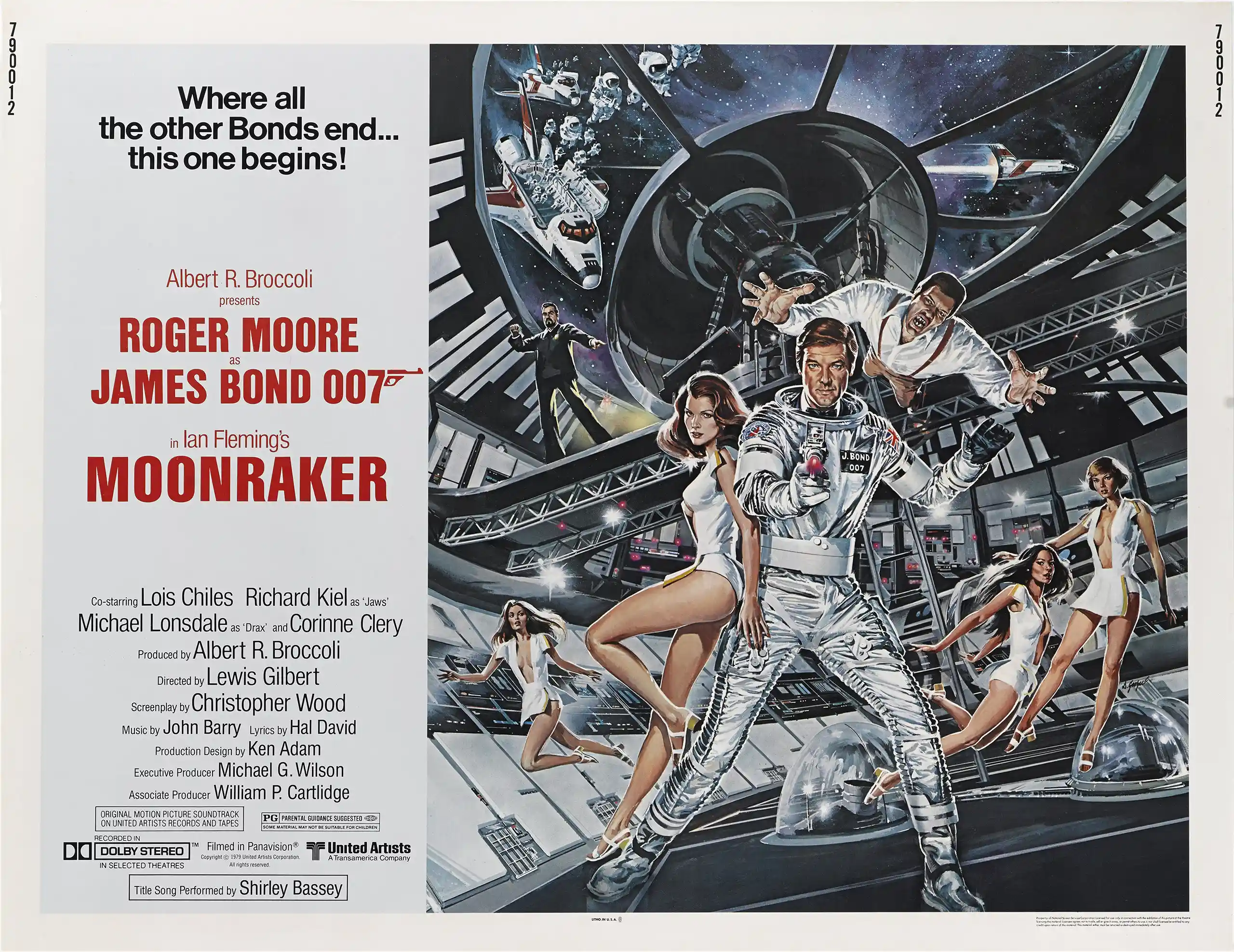 Moonraker Movie Poster – Collector Poster: Vintage Wall Art Print