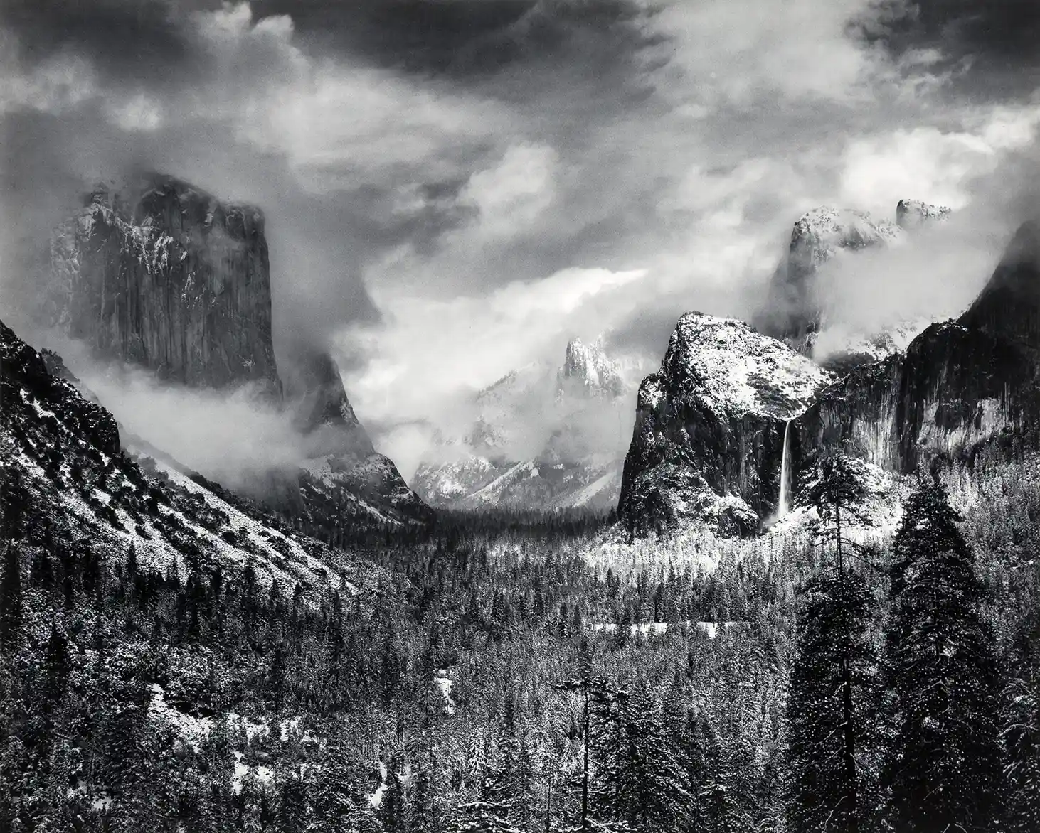 Ansel Adams | Art Poster | Black & White Yosemite Valley Print