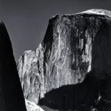 Ansel Adams Moon and Half Dome Yosemite National Park Photography Print