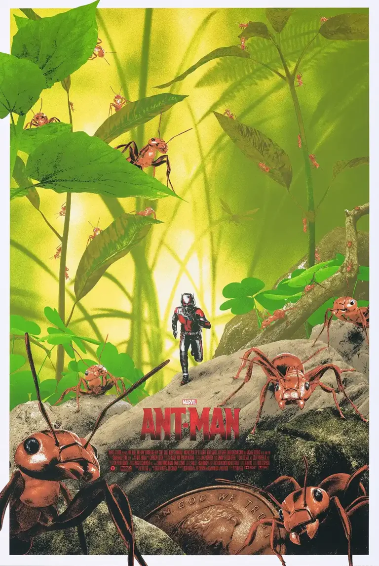 Marvel Ant-Man Hero Complex Gallery Art Movie Poster - Scott Lang Microscopic Run