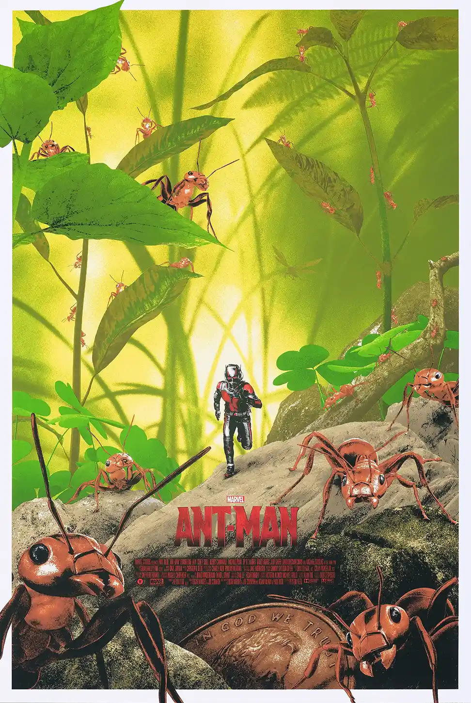 Marvel Ant-Man Hero Complex Gallery Art Poster | Scott Lang Microscopic Run