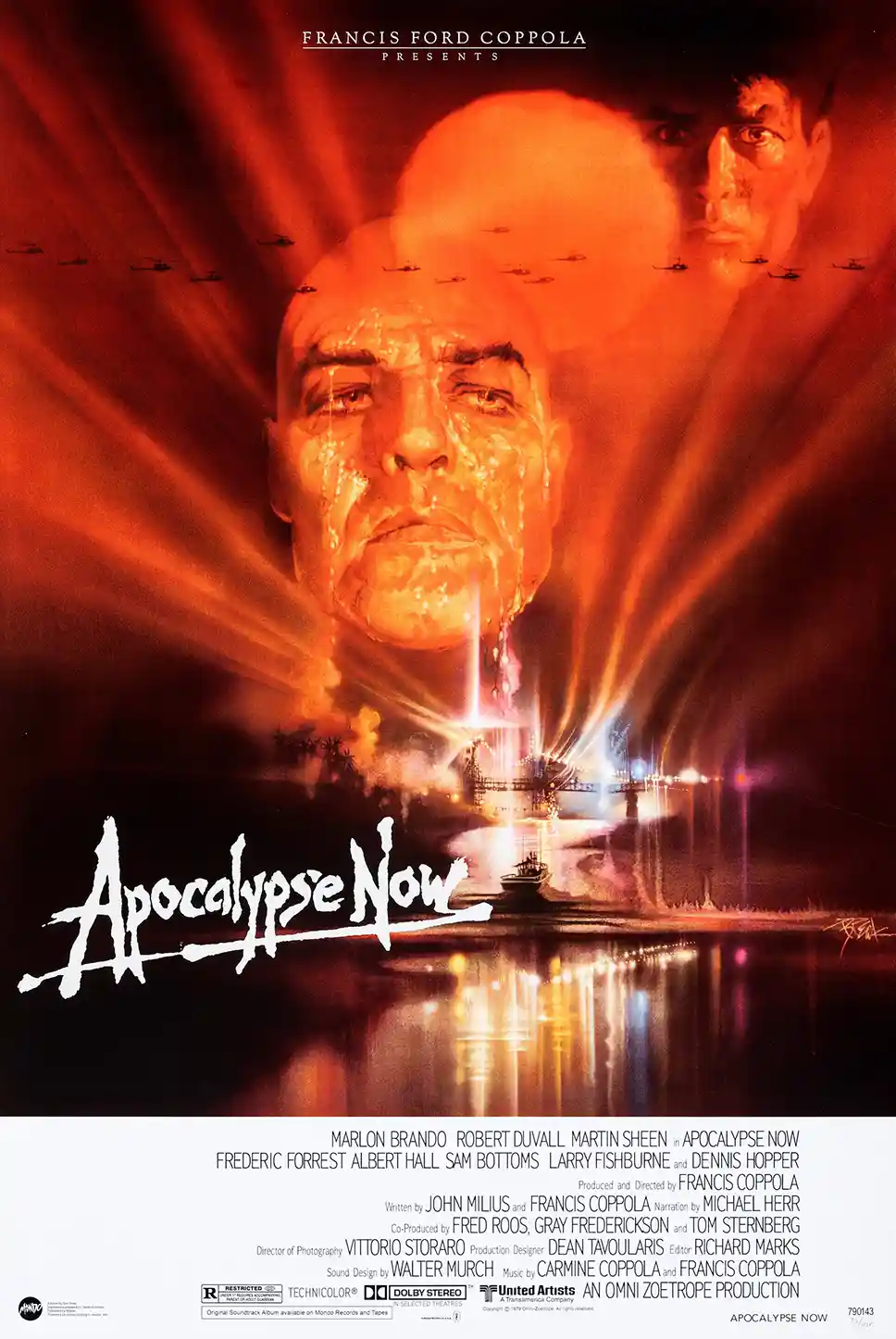 Apocalypse Now Robert Peak Classic Movie Poster Art Print | Francis Ford Coppola Film