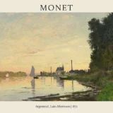 Claude Monet Argenteuil Late Afternoon 1872 Impressionist Art Print