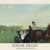 At the Races in the Countryside Edgar Degas Art Print