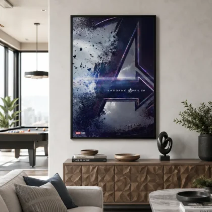 MerchFuse Avengers Endgame – Modern Superhero movie poster with cinema character