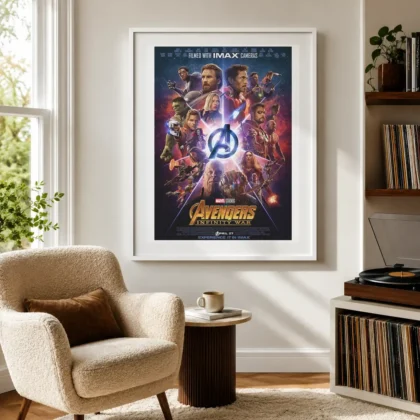 Avengers Infinity War Gallery Artwork decorative movie poster for curated interiors by MerchFuse
