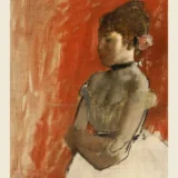 Ballet Dancer with Arms Crossed 1872 by Edgar Degas Art Print